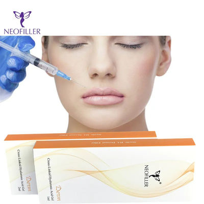 ความลึกในการฉีด Hyaluronic Acid Dermal Filler 1ml 2ml 10ml 20ml