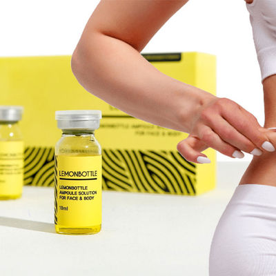 กระป๋องมะนาว Ultimate Lipolysis Solution สําหรับการลดไขมัน 10ml * 5 กระป๋อง สูตรปริมาณสูง