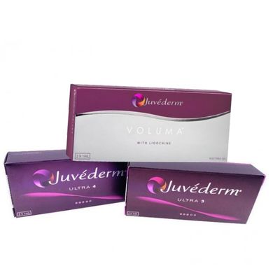 ความปลอดภัย Juvederm Ultra Plus Filler 1ml 2Syringes Hyaluronic Acid เจลฉีดสําหรับการปรับรูปร่างใบหน้าและลดรอยริ้วรอย