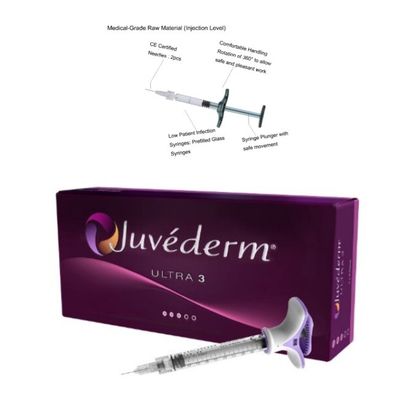 Hyaluronic Acid Gel Juvederm Dermal Filler 6-9 เดือน ปรากฏผล เก็บรักษาในอุณหภูมิห้อง