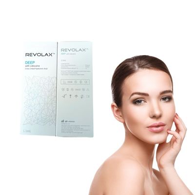 Revolax 1.1ml Hyaluronic Acid Dermal Filler Fine Deep Subq เพื่อความเรียบเนียนและการเติมเต็ม