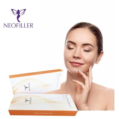 Neofiller 1ml 2ml หน้า จมูก ริมฝีปาก ขยาย Hyaluronic Dermal Filler 24mg/Ml