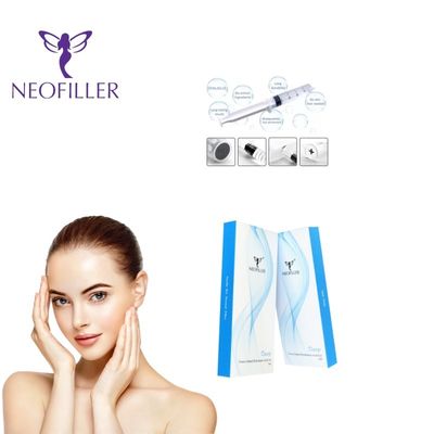 Neofiller 24mg/ml เครื่องเติมกรดไฮยอลูรอนิกที่เชื่อมต่อกันสําหรับฉีดหน้า