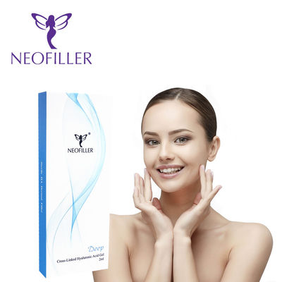 อุณหภูมิห้องเก็บรักษา สารใส Hyaluronic Acid Filler Injections สําหรับชั้นผิวลด