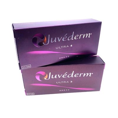 2 x 1 ml Juvederm Ultra 4 Hyaluronic Acid Dermal Filler ยานี้มีส่วนประกอบการกับผิวหนัง