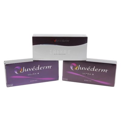 2 x 1 ml Juvederm Ultra 4 Hyaluronic Acid Dermal Filler ยานี้มีส่วนประกอบการกับผิวหนัง
