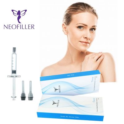 เก็บรักษาในอุณหภูมิห้อง Hyaluronic Acid Dermal Filler 2ml สําหรับผิวผอมและสดใส