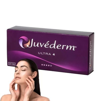 2 x 1 ml Juvederm Ultra 4 Hyaluronic Acid Dermal Filler ยานี้มีส่วนประกอบการกับผิวหนัง