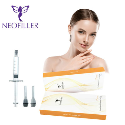 เจลฉีดใส 24mg-ml Hyaluronic Acid Dermal Filler เจลฉีด 9-12 เดือน อายุยาว เสริมการเยียวยาใบหน้า