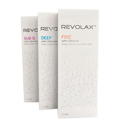 1.1 ml สารเติมริมฝีปากผิว Revolax ละเอียดลึก Sub-Q สําหรับการฉีดกรดไฮยัลโรนิก