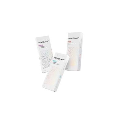 ไฮยอลูรอนิกแอซิด Revolax Dermal Filler รอยลดการเติม Filler สูตรที่เหมาะสมสําหรับการรักษาผิวเยาว์และผิวหน้า
