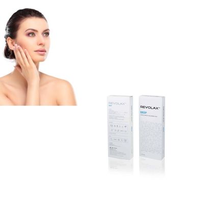 ไฮยอลูรอนิกแอซิด Revolax Dermal Filler รอยลดการเติม Filler สูตรที่เหมาะสมสําหรับการรักษาผิวเยาว์และผิวหน้า