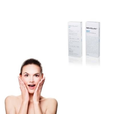 ไฮยอลูรอนิกแอซิด Revolax Dermal Filler รอยลดการเติม Filler สูตรที่เหมาะสมสําหรับการรักษาผิวเยาว์และผิวหน้า