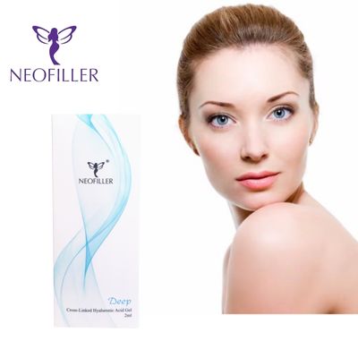 Neofiller Cross-Linked 2ml Hyaluronic Acid Dermal FILLER Deep Line จมูก Contour ฉีดเจล Facial Enhancement