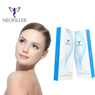 Neofiller Cross-Linked 2ml Hyaluronic Acid Dermal FILLER Deep Line จมูก Contour ฉีดเจล Facial Enhancement