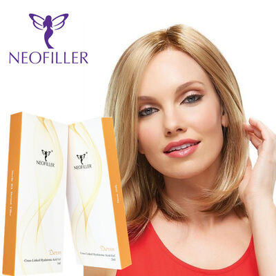 Neofiller 24mg-ml ไฮยอลูรอนิกแอซิด Dermal Filler Cross-linked Injectable Gel 9-12 เดือน การเพิ่มอายุยืน