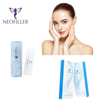 Neofiller Hyaluronic Acid Dermal Filler ด้วยปริมาณ 24mg/ml ความเข้มข้น 9-12 เดือน อายุยาวในเจลโปร่งใส