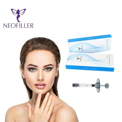 Neofiller 24mg-ml กรดไฮยาลูโรนิกผิวหนังฟิลเลอร์ใสเจลฉีด 9-12 เดือนการเพิ่มประสิทธิภาพยืนยาว