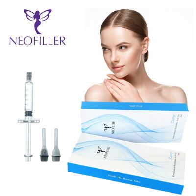 นีโอฟิลเลอร์ 24mg-ml ไฮยอลูรอนิกแอซิด Dermal Filler เจลฉีด 9-12 เดือน อายุยาว