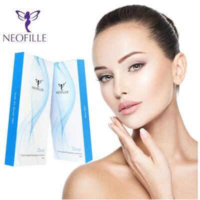นีโอฟิลเลอร์ 24mg-ml ไฮยอลูรอนิกแอซิด Dermal Filler เจลฉีด 9-12 เดือน อายุยาว
