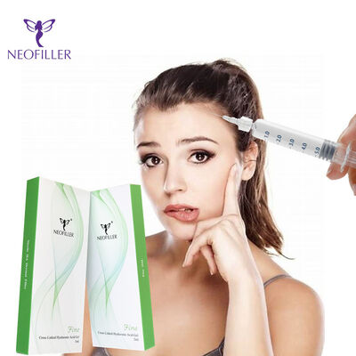 Neofiller Cross-linked 24mg-ml Hyaluronic Acid Dermal Filler Injectable Gel 9-12 เดือน การเพิ่มอายุยืน