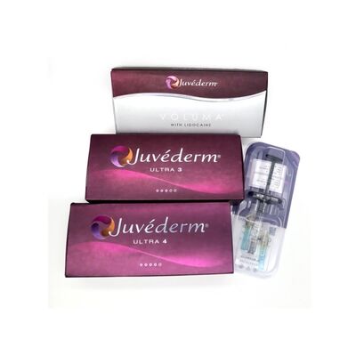 การฟื้นฟูปริมาณ Juvederm Dermal Filler Hyaluronic Acid เจลฉีด เพิ่มลักษณะธรรมชาติ