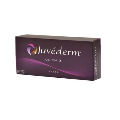 ผลิตภัณฑ์เติมเต็มผิว Juvederm ด้วยกรดไฮยาลูรอนิกแบบเชื่อมขวางเพื่อผลลัพธ์ที่ยาวนาน ใน 2*1ml กระบอกฉีดยา