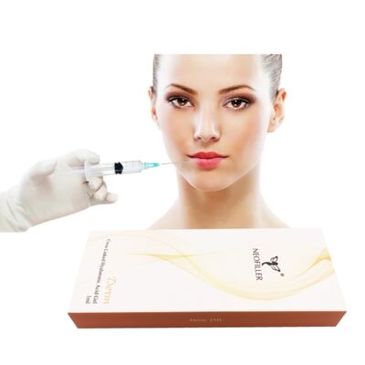 Neofiller 24mg-ml กรดไฮยาลูโรนิกฟิลเลอร์ฉีดเจล 9-12 เดือนอายุยืนยาวฉีดใต้ผิวหนังการเพิ่มประสิทธิภาพ