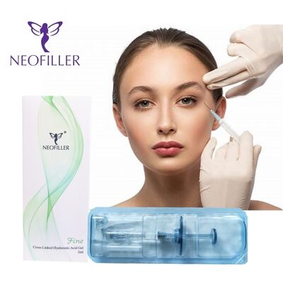 Neofiller 24mg-ml กรดไฮยาลูโรนิกฟิลเลอร์ฉีดเจล 9-12 เดือนอายุยืนยาวฉีดใต้ผิวหนังการเพิ่มประสิทธิภาพ