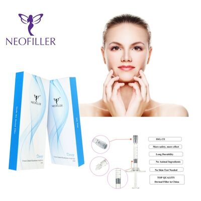 24mg-ml Hyaluronic Acid Dermal FILLER 1ml Hypodermic ฉีดลดริ้วรอย Facial Contouring ฉีดเจล