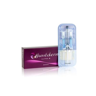 ผิวหน้า Juvederm Dermal Filler ด้วยกรดไฮยอลูรอนิก ออกแบบเพื่อปรับปรุงความยืดหยุ่นของผิวหนังและลดสัญญาณของการแก่ตัวบนใบหน้า