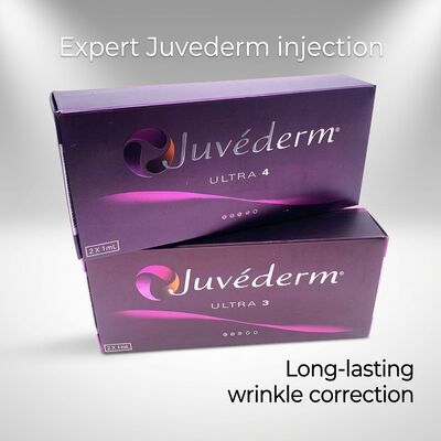 ไฮยอลูรอนิกแอซิด Juvederm Dermal Filler เหมาะสําหรับหลายพื้นที่บนใบหน้าและต้องการสภาพการเก็บรักษา หลีกเลี่ยงการแช่แข็ง