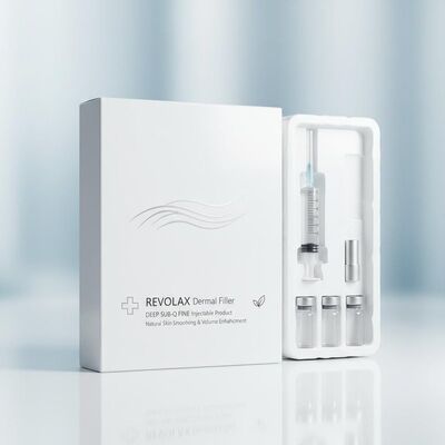 Anti-aging Revolax Dermal Filler Deep Sub-q ผลิตภัณฑ์ฉีดละเอียด OEM เพื่อผิวเรียบเนียนอย่างเป็นธรรมชาติและเพิ่มปริมาตร