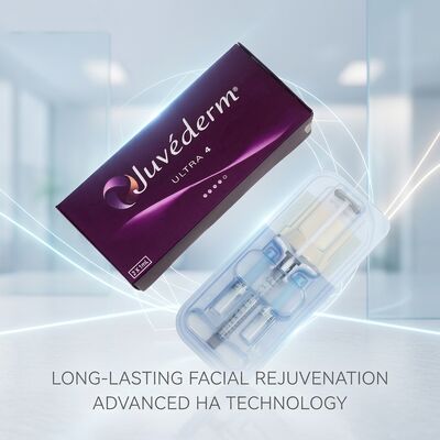 สูตรเจล Juvederm Dermal Filler ความลึกสําหรับการฉีด 2 ครั้ง 1 มิลลิลิตร