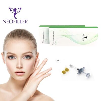1ml Hyaluronic Acid Dermal FILLER ฉีดเจลแก้มคางจมูก Contour Sculpting ปลอดภัยความเข้มข้นสูง SOLUTION
