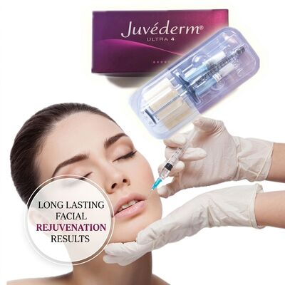 เจล Juvederm Dermal Filler 1 มล. บริเวณฉีดเข็มฉีดยาบนใบหน้าเหมาะสำหรับการฟื้นฟูผิวหน้าและขั้นตอนการฟื้นฟูปริมาตร