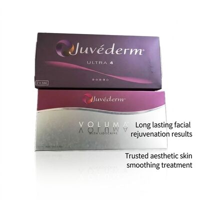 เจล Juvederm Dermal Filler 1 มล. บริเวณฉีดเข็มฉีดยาบนใบหน้าเหมาะสำหรับการฟื้นฟูผิวหน้าและขั้นตอนการฟื้นฟูปริมาตร