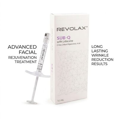 24mgml Revolax Dermal Filler การฉีด ความลึก คอนเซ็นทรัลผิวหนังกลางถึงลึก 20 Mgml โซลชั่นเพื่อเพิ่มปริมาณผิวหน้า