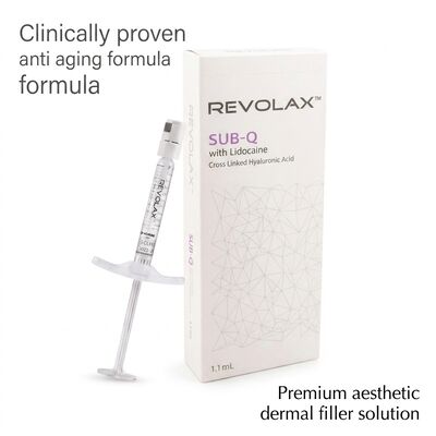 24mgml Revolax Dermal Filler การฉีด ความลึก คอนเซ็นทรัลผิวหนังกลางถึงลึก 20 Mgml โซลชั่นเพื่อเพิ่มปริมาณผิวหน้า