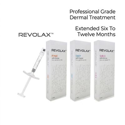 Hyaluronic Acid Revolax Dermal Filler โซลูชั่นฉีดที่ปลอดภัยสําหรับการบํารุงผิวหน้า ลดริ้วรอยและบํารุงผิว