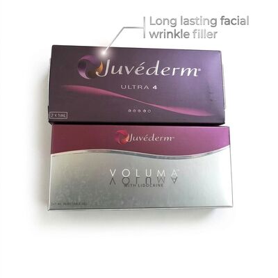 ปริมาตรของเข็มฉีดยา 1 มล. เข็มฉีดยา Juvederm Dermal Filler ให้ระยะเวลาความปลอดภัย 9 ถึง 12 เดือนเหมาะสำหรับการฟื้นฟูผิว