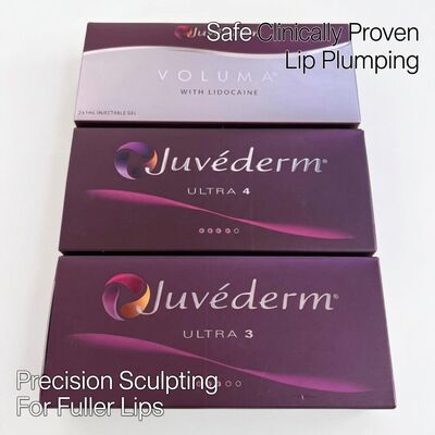 คลินิก Juvederm Ultra Plus Filler 1ml Syringe Volume Dermal Filler การรักษาแบบฉีดสําหรับรอยฝ้ากระบนใบหน้าและการฟื้นฟูขนาด
