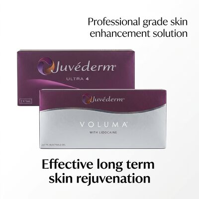 คลินิก Juvederm Ultra Plus Filler 1ml Syringe Volume Dermal Filler การรักษาแบบฉีดสําหรับรอยฝ้ากระบนใบหน้าและการฟื้นฟูขนาด