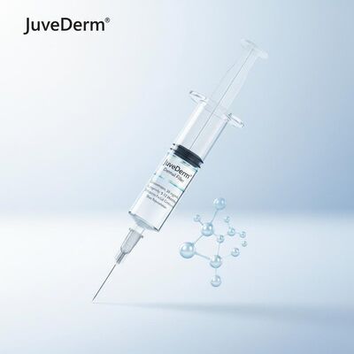 การทำศัลยกรรมพลาสติก Juvederm Dermal Filler ความเข้มข้น 20mgMl อายุการใช้งาน 9-12 เดือนเหมาะสำหรับการเสริมสร้างรูปทรงใบหน้าและการฟื้นฟูผิว