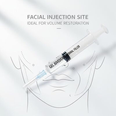 เจล Juvederm Dermal Filler 1 มล. บริเวณฉีดเข็มฉีดยาบนใบหน้าเหมาะสำหรับการฟื้นฟูผิวหน้าและขั้นตอนการฟื้นฟูปริมาตร