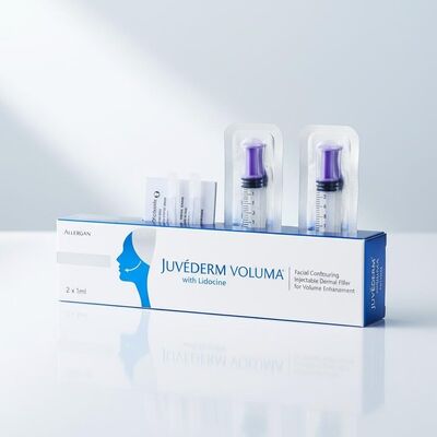 ปริมาณของฉีด 2 1ml ต่อกล่อง Juvederm Voluma Filler ความปลอดภัย การออกแบบใบหน้า