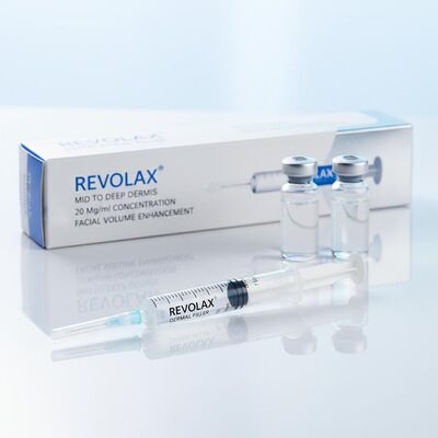 24mgml Revolax Dermal Filler การฉีด ความลึก คอนเซ็นทรัลผิวหนังกลางถึงลึก 20 Mgml โซลชั่นเพื่อเพิ่มปริมาณผิวหน้า