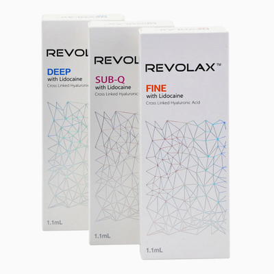 กลิ่นดี Sub-Q Revolax Dermal Filler Injection ความลึก กลางถึงผิวหนังที่ลึก เพื่อการฟื้นฟูปริมาณผิวหน้าและลดริ้วรอย