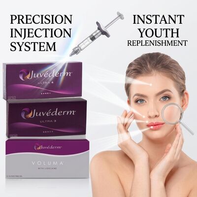Juvederm Ultra 4 Nose Filler Hyaluronic Acid Dermal Filler สําหรับการตัดจมูกแบบไม่ผ่าตัด การเปลี่ยนรูปร่างจมูก