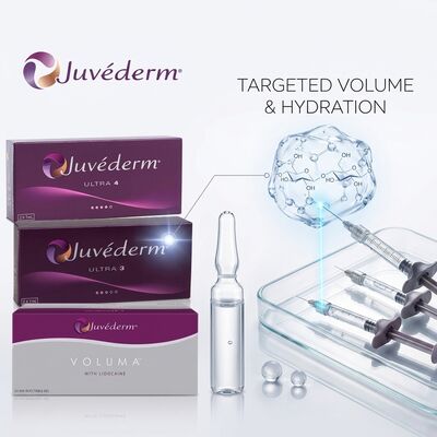 Juvederm Ultra 4 Nose Filler Hyaluronic Acid Dermal Filler สําหรับการตัดจมูกแบบไม่ผ่าตัด การเปลี่ยนรูปร่างจมูก